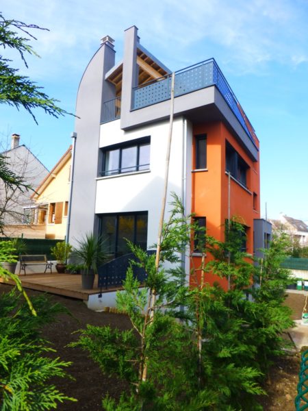 Photo d'une construction de maison neuve aux portes de Paris